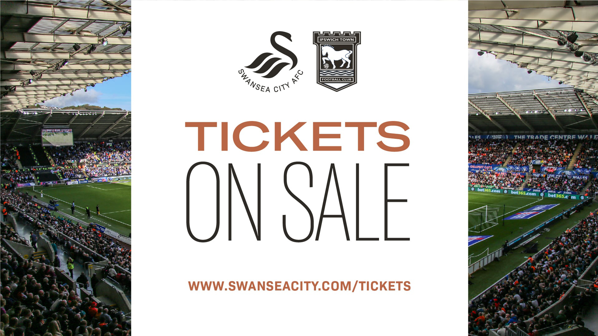 Tickets on sale for Ipswich Town home fixture | Swansea